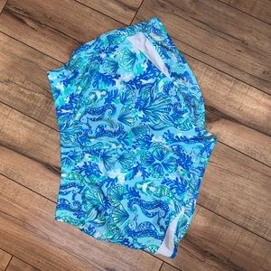 Lilly Pulitzer Luxletic ocean trail shorts